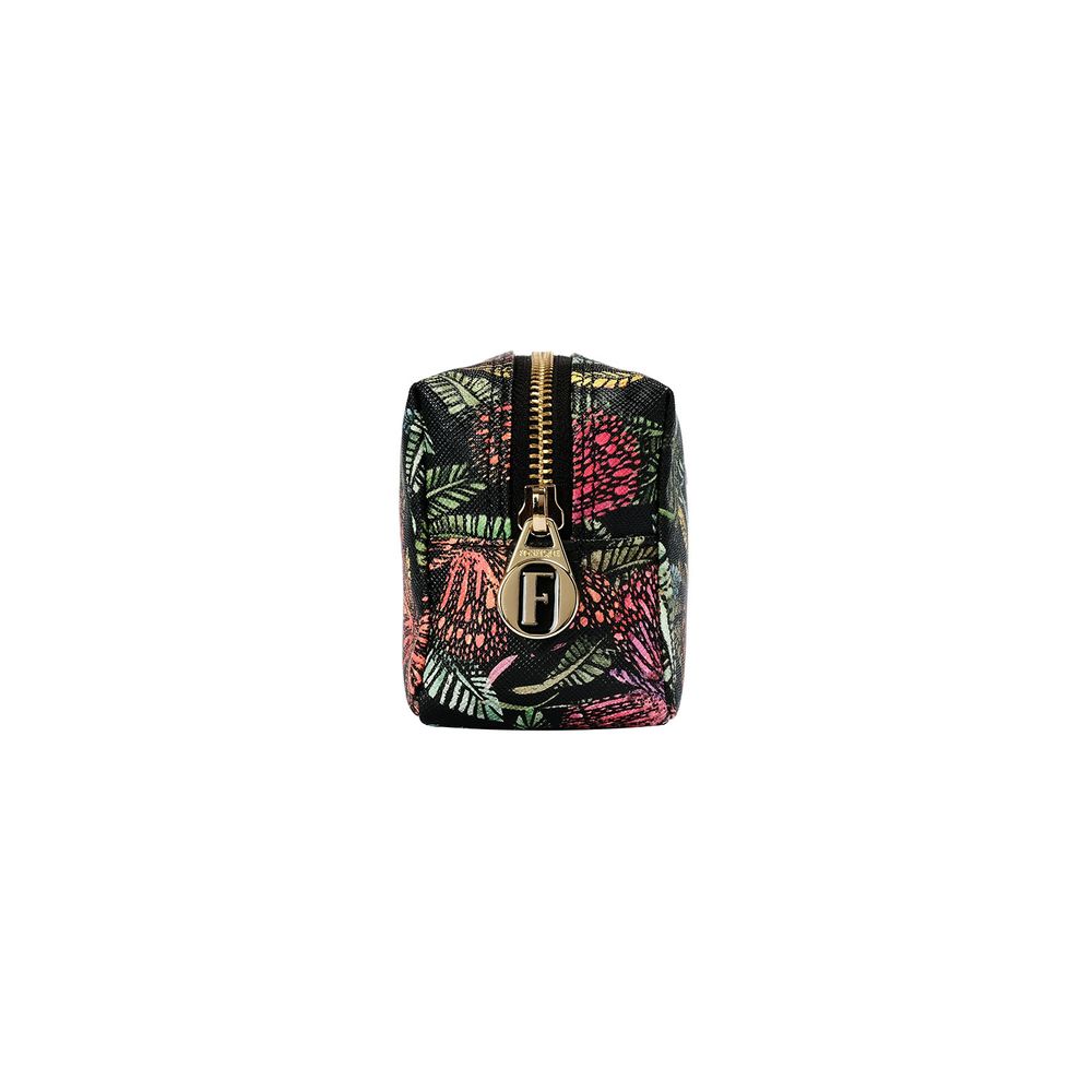 Travel accessories - Mini Bacio Make-up Bag in Botanical Monogram - FONFIQUE