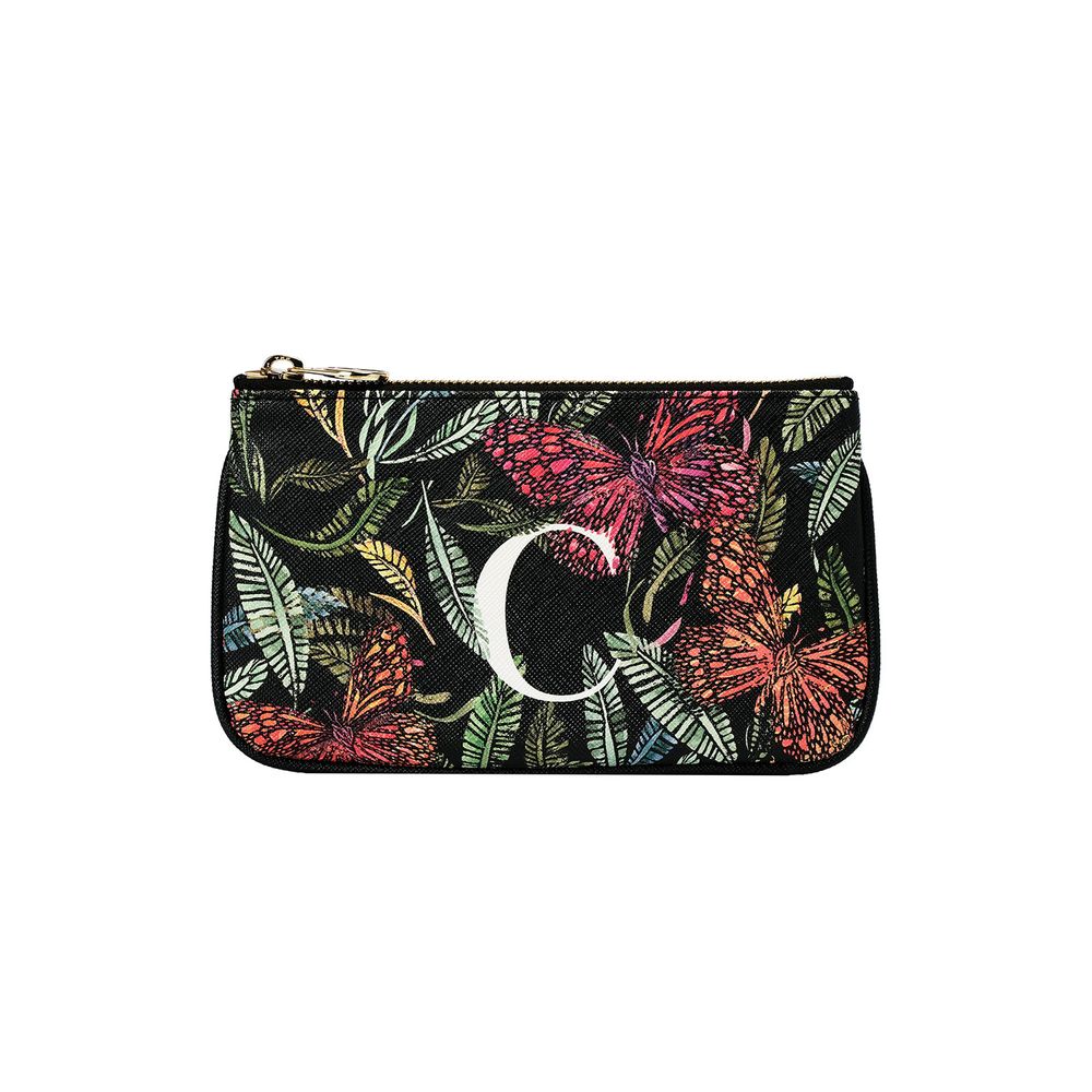 Clutches - Lily Mini Clutch in Botanical Monogram - FONFIQUE