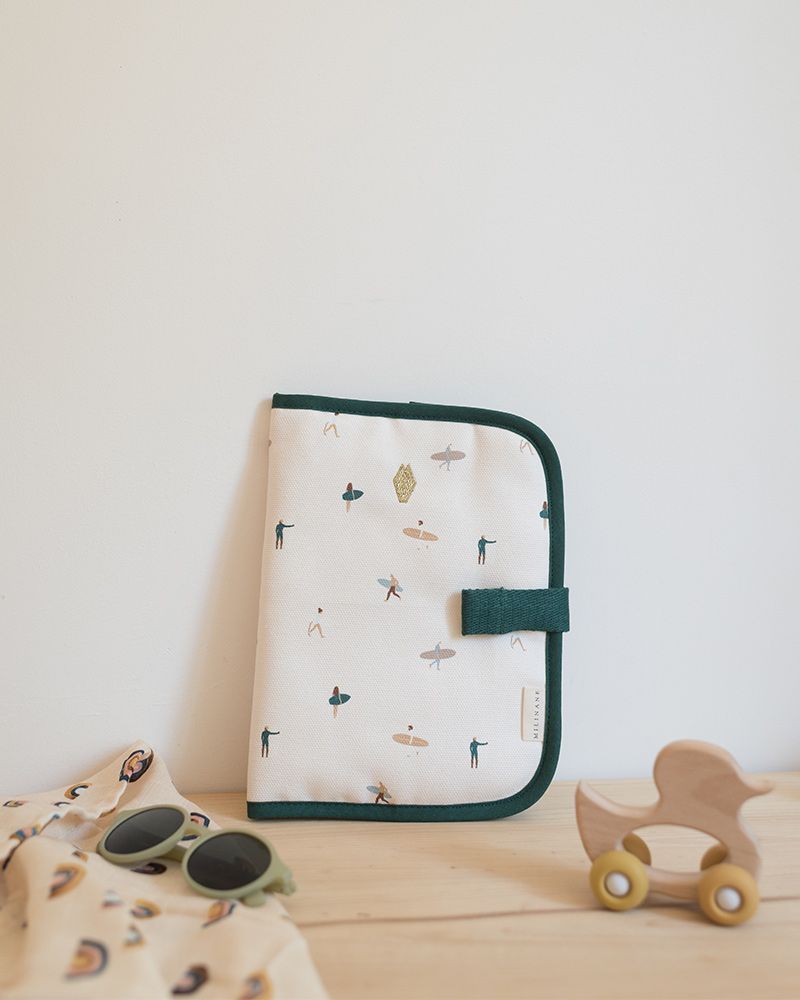 Childcare accessories - HealthyBook Cover - Tiger Sage - Edgar - MILINANE