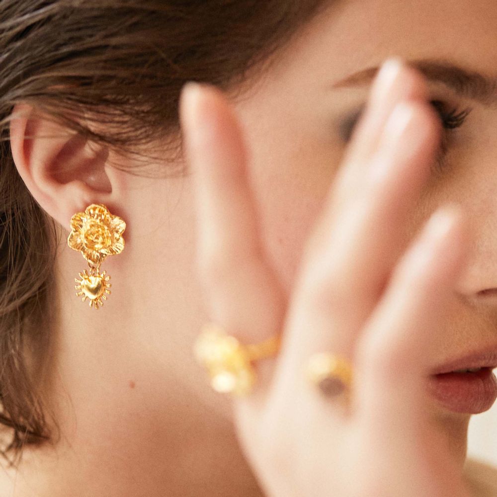 Jewelry - ASYMMETRIC EARRINGS ARES - ELISE TSIKIS PARIS