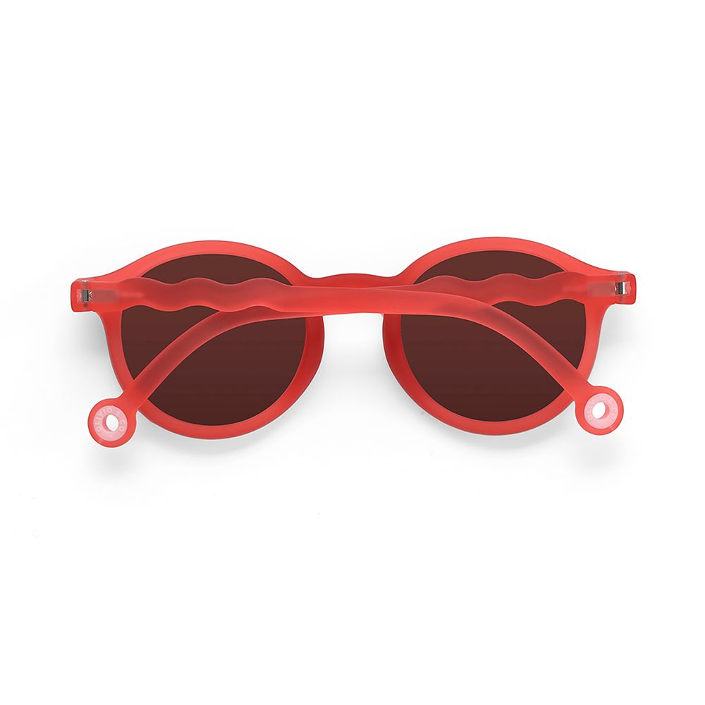 Glasses - JUNIOR Sunglasses - Begonia Red - OLIVIO&CO