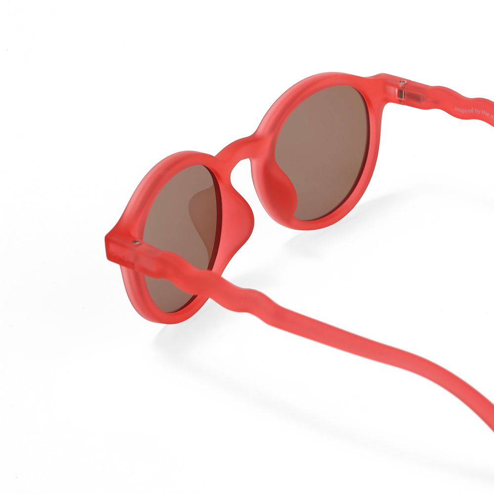 Glasses - JUNIOR Sunglasses - Begonia Red - OLIVIO&CO