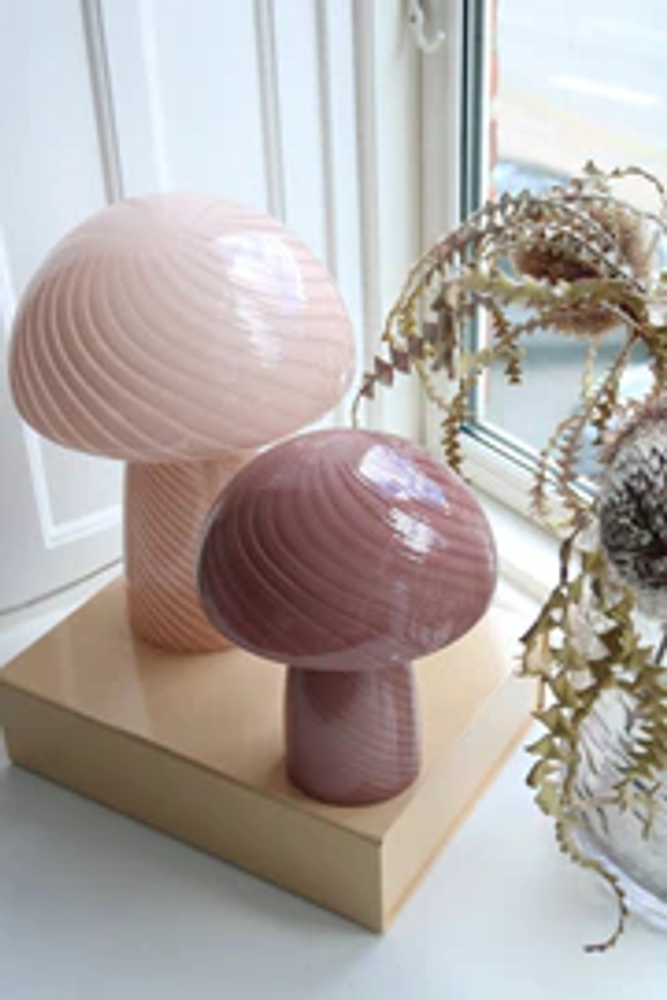 Table lamps - Mushroom glass table lamp - BAHNE INTERIOR