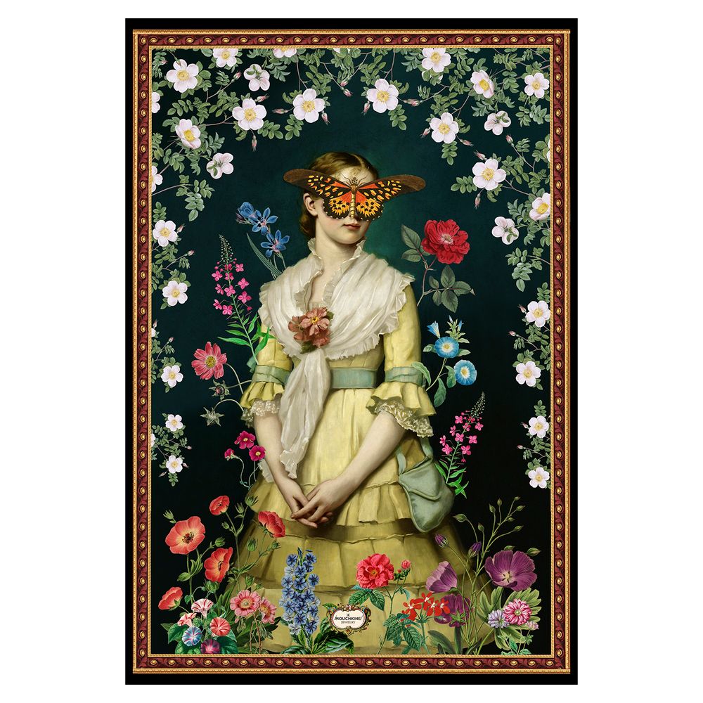 Coussins textile - housse de coussin en velours Paon - MOUCHKINE JEWELRY