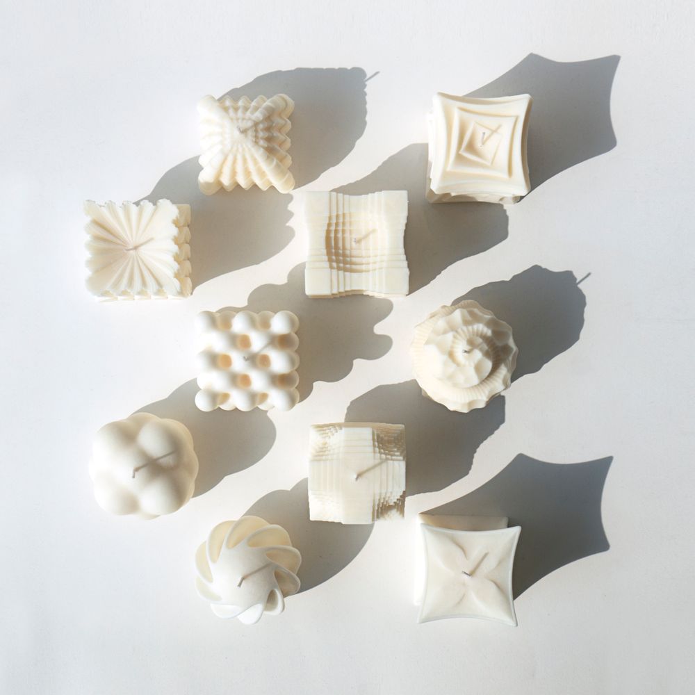 Candles - sculptural candle, incense holder light - JUST CREATION