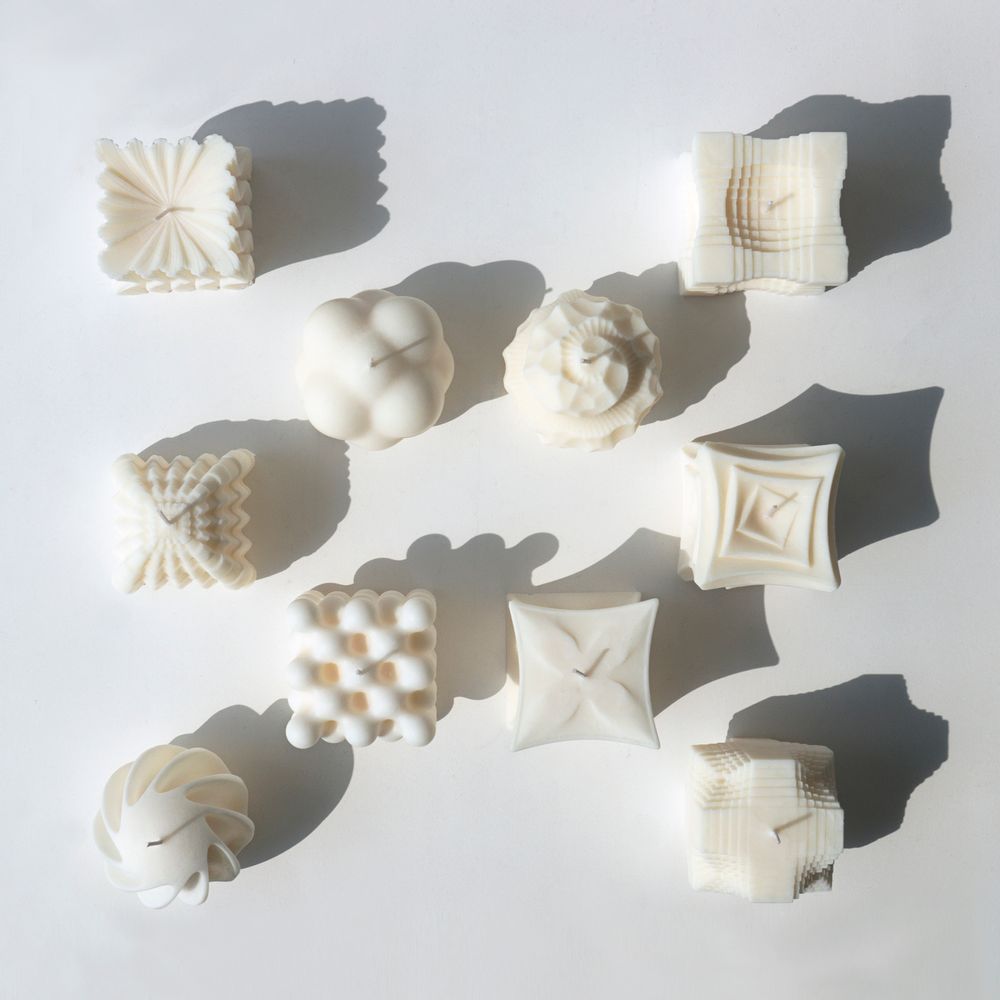 Candles - sculptural candle, incense holder light - JUST CREATION