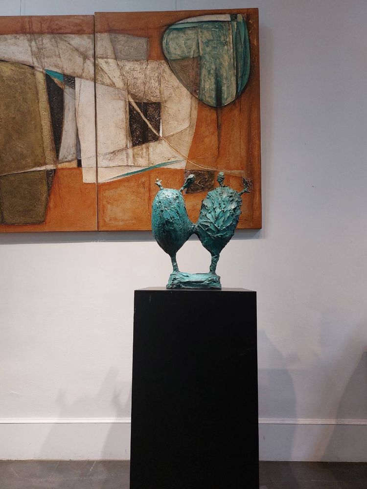 Sculptures, statuettes et miniatures - Sculpture en bronze Happy Together - GALLERY CHUAN
