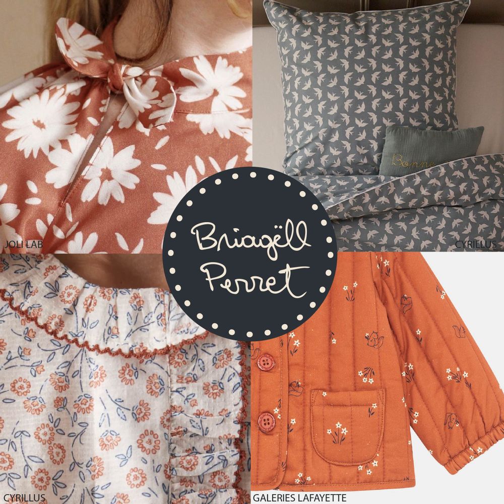 Linge de lit - imprimé briagëll Perret thème - BRIAGËLL PERRET