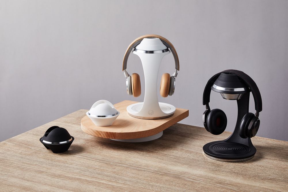 Objets de décoration - STAND - Support pour téléphone+support pour casque - O-LYFE, CORP.