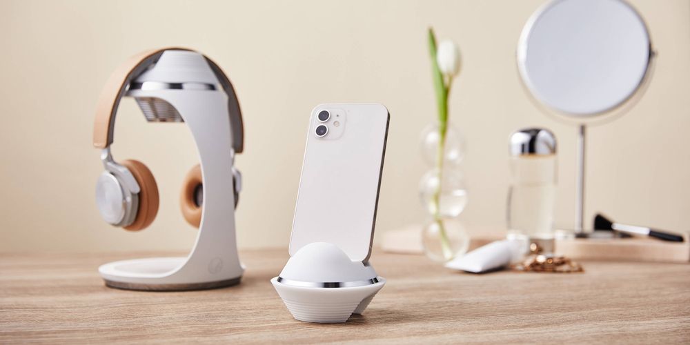 Objets de décoration - STAND - Support pour téléphone+support pour casque - O-LYFE, CORP.
