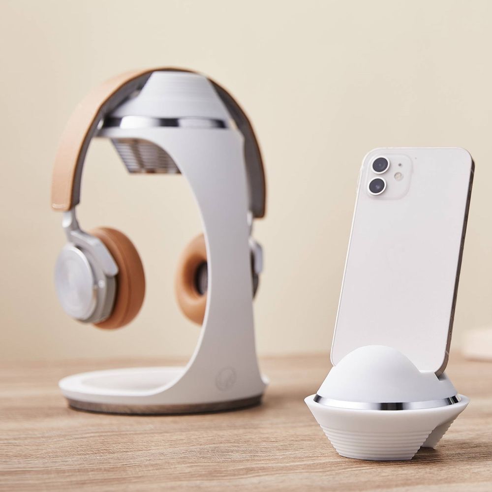 Objets de décoration - STAND - Support pour téléphone+support pour casque - O-LYFE, CORP.