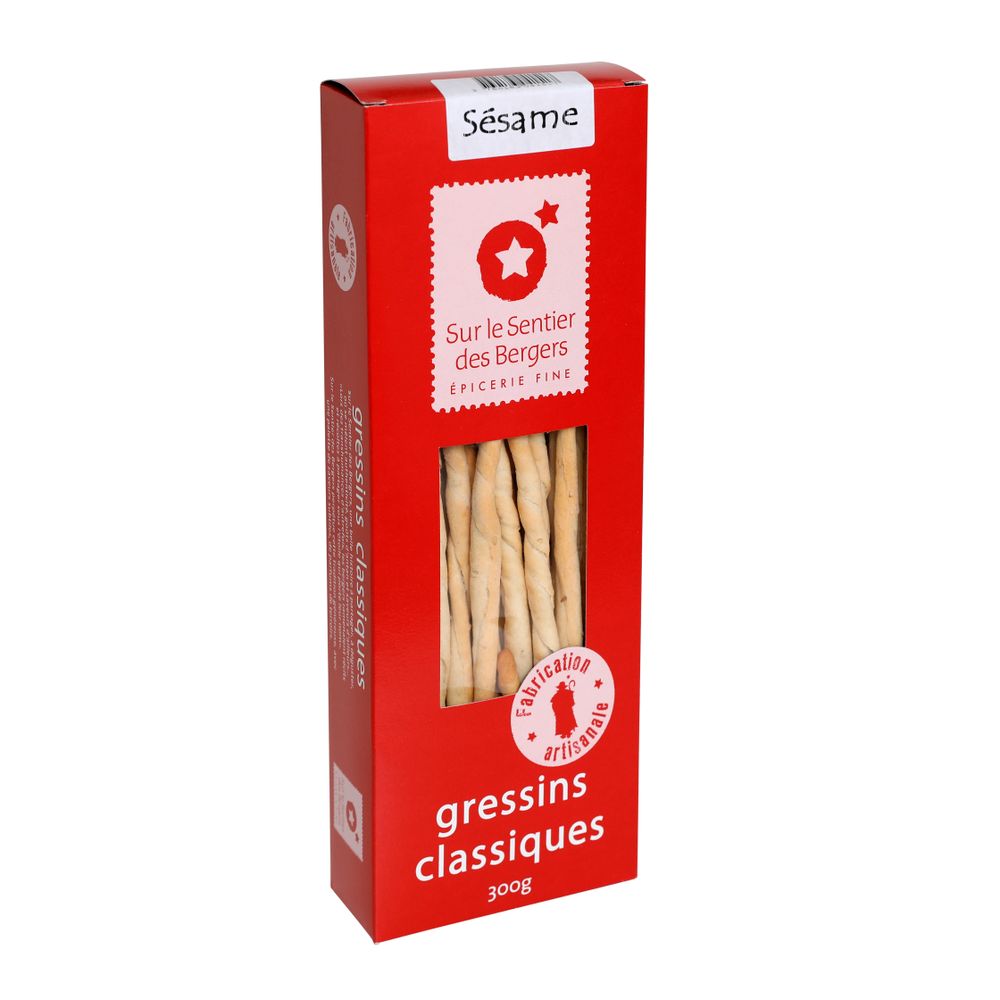 Delicatessen - Sesame grissini - 300g  | Gourmet food & Delicatessen - SUR LE SENTIER DES  BERGERS