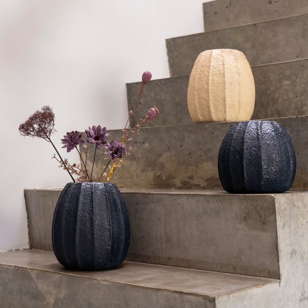 Vases - Paper pulp vases, flowerpots and desk items - KINTA