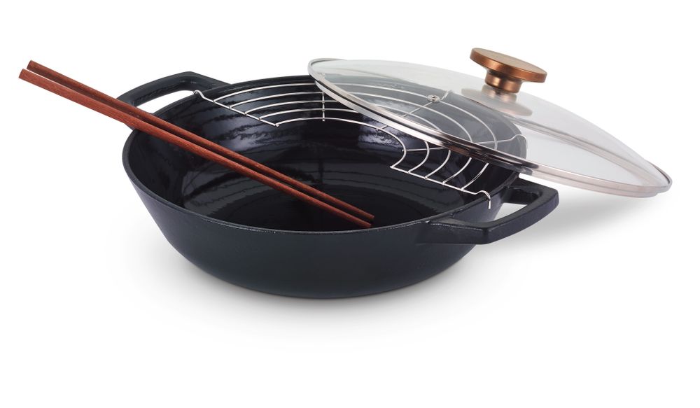 Faitouts - Wok en fonte Nori - BEKA