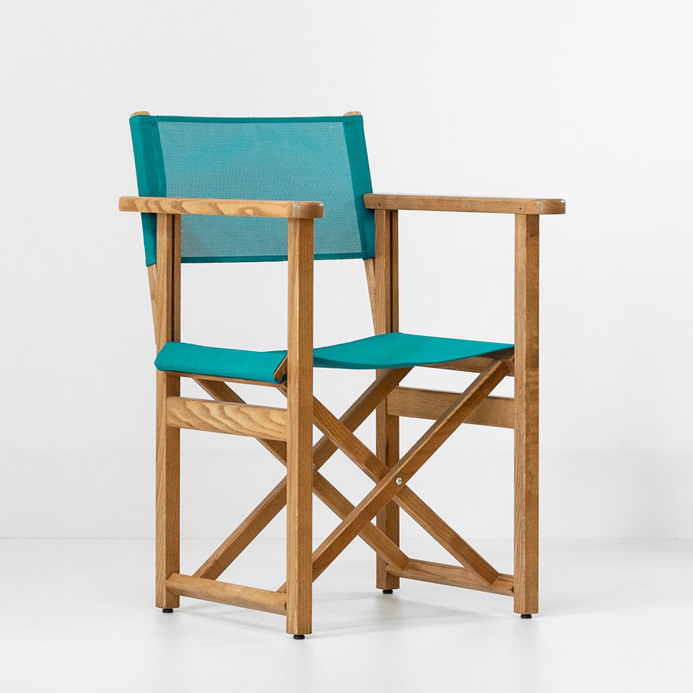 Lawn armchairs - Director's chair in F304 ash. - AZUR CONFORT