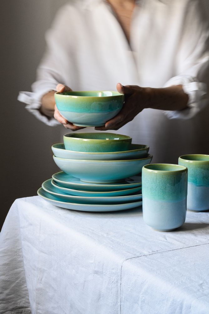 Everyday plates - Caribbean Dinner Plate 26cm - EGG BACK HOME