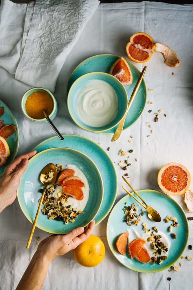 Everyday plates - Caribbean Dinner Plate 26cm - EGG BACK HOME