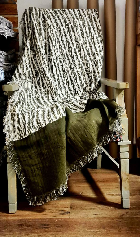 Throw blankets - Throw paisley pink - INKA FRANCE