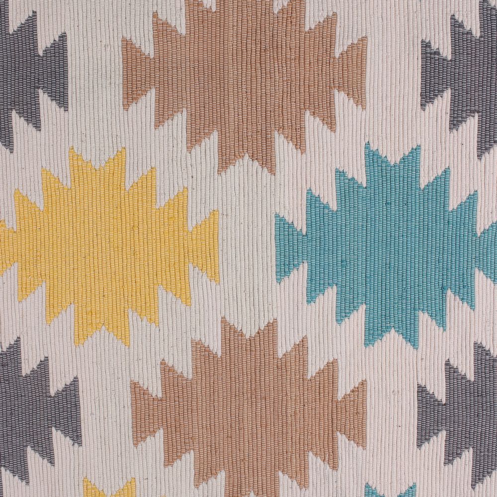 Rugs - Tree Design Handwoven Interlocking Tapestry Cotton Rug - OCK POP TOK