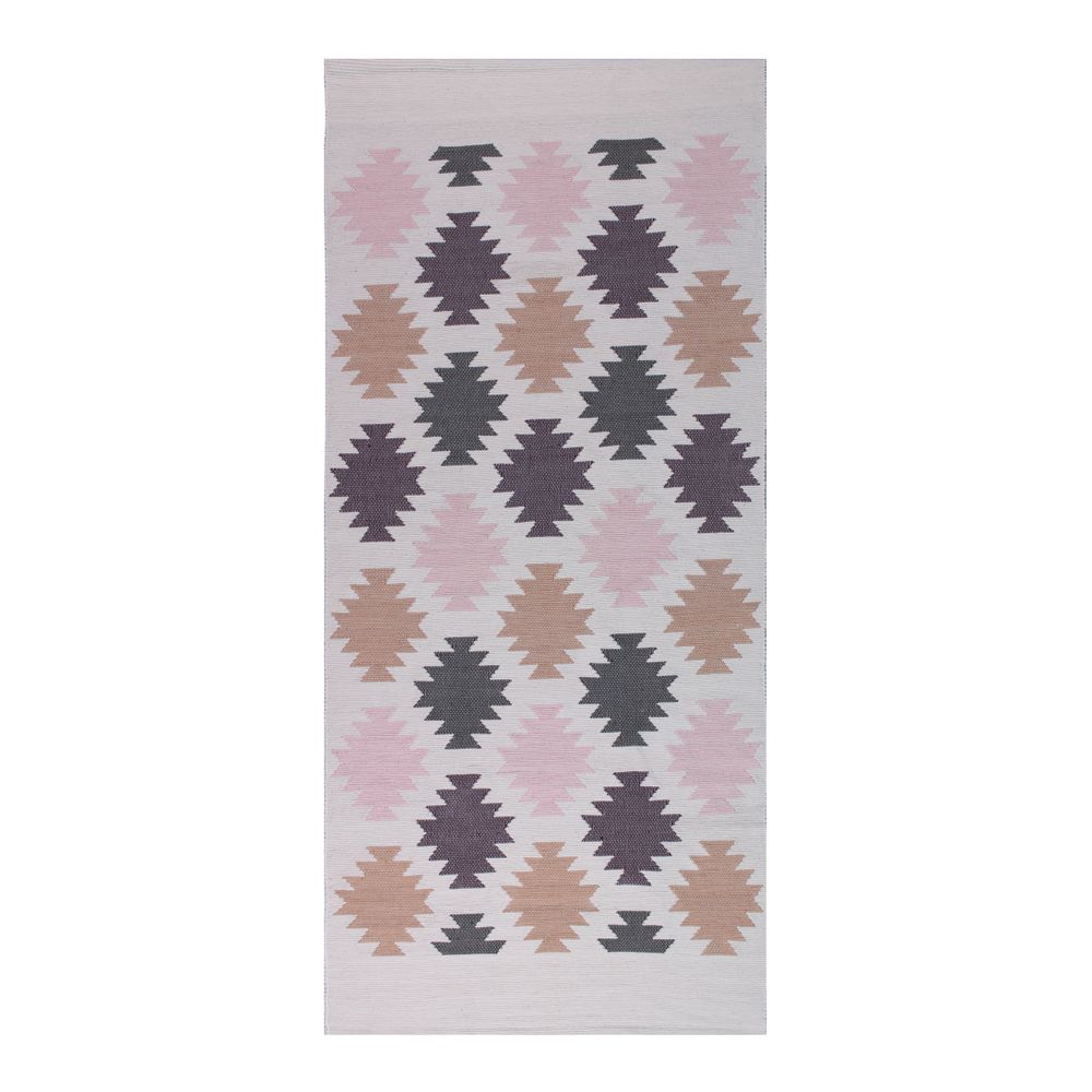 Rugs - Tree Design Handwoven Interlocking Tapestry Cotton Rug - OCK POP TOK