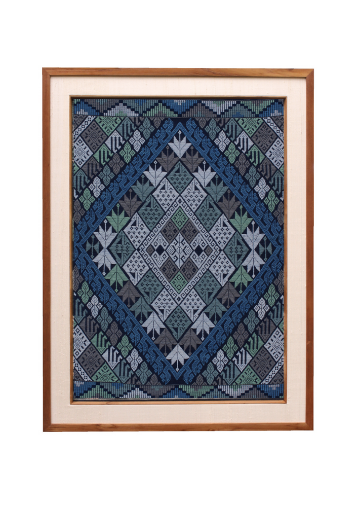 Other wall decoration - Handwoven cotton wall hanging - OCK POP TOK