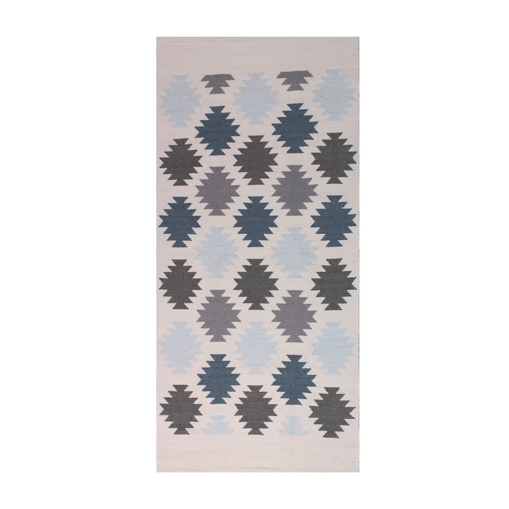 Rugs - Tree Design Handwoven Interlocking Tapestry Cotton Rug - OCK POP TOK