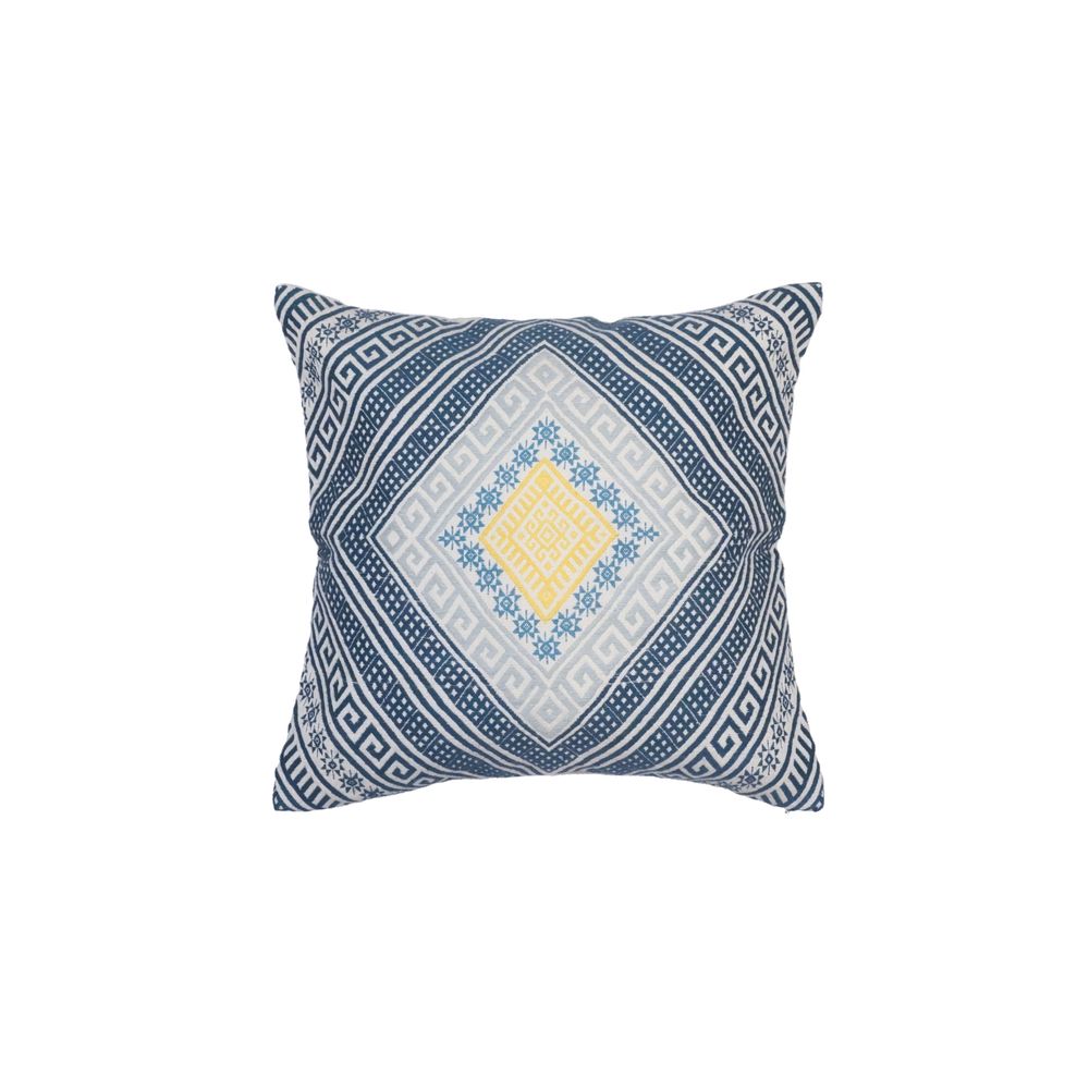 Fabric cushions - Diamond Handwoven Cotton Cushion Cover - OCK POP TOK