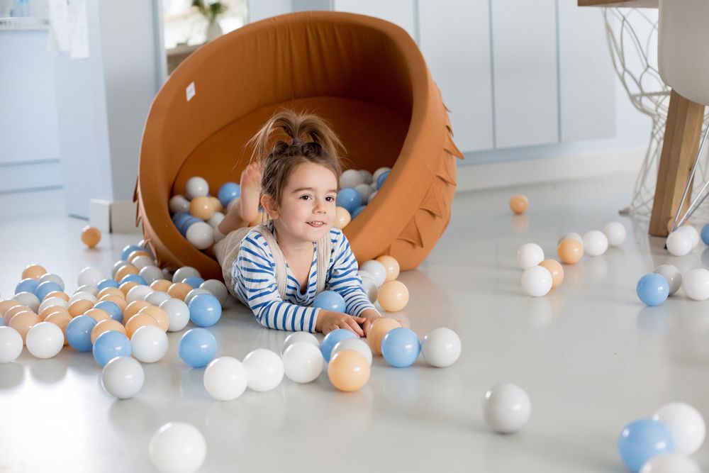 Soft toy - Ball pit with garland/ frill- Boho Collection - MINIBE