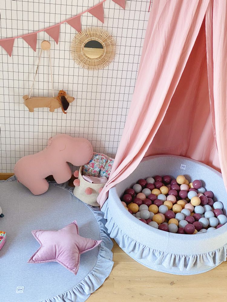 Soft toy - Ball pit with garland/ frill- Boho Collection - MINIBE