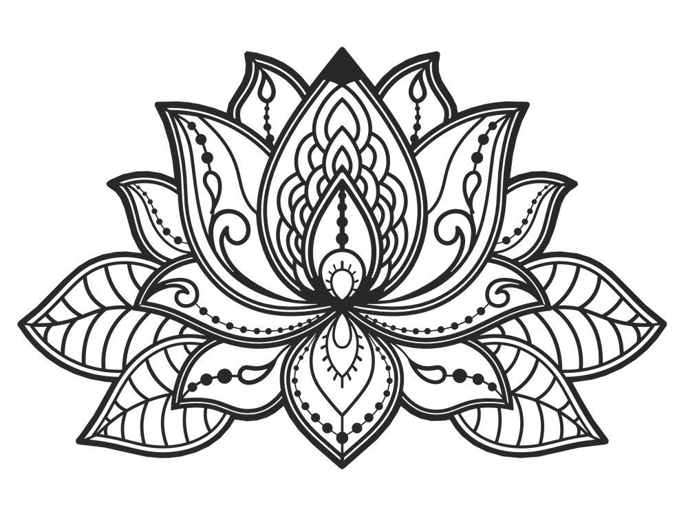 Other wall decoration - 3D LOTUS MANDALA METAL WALL ART - APT524 - OOBJE