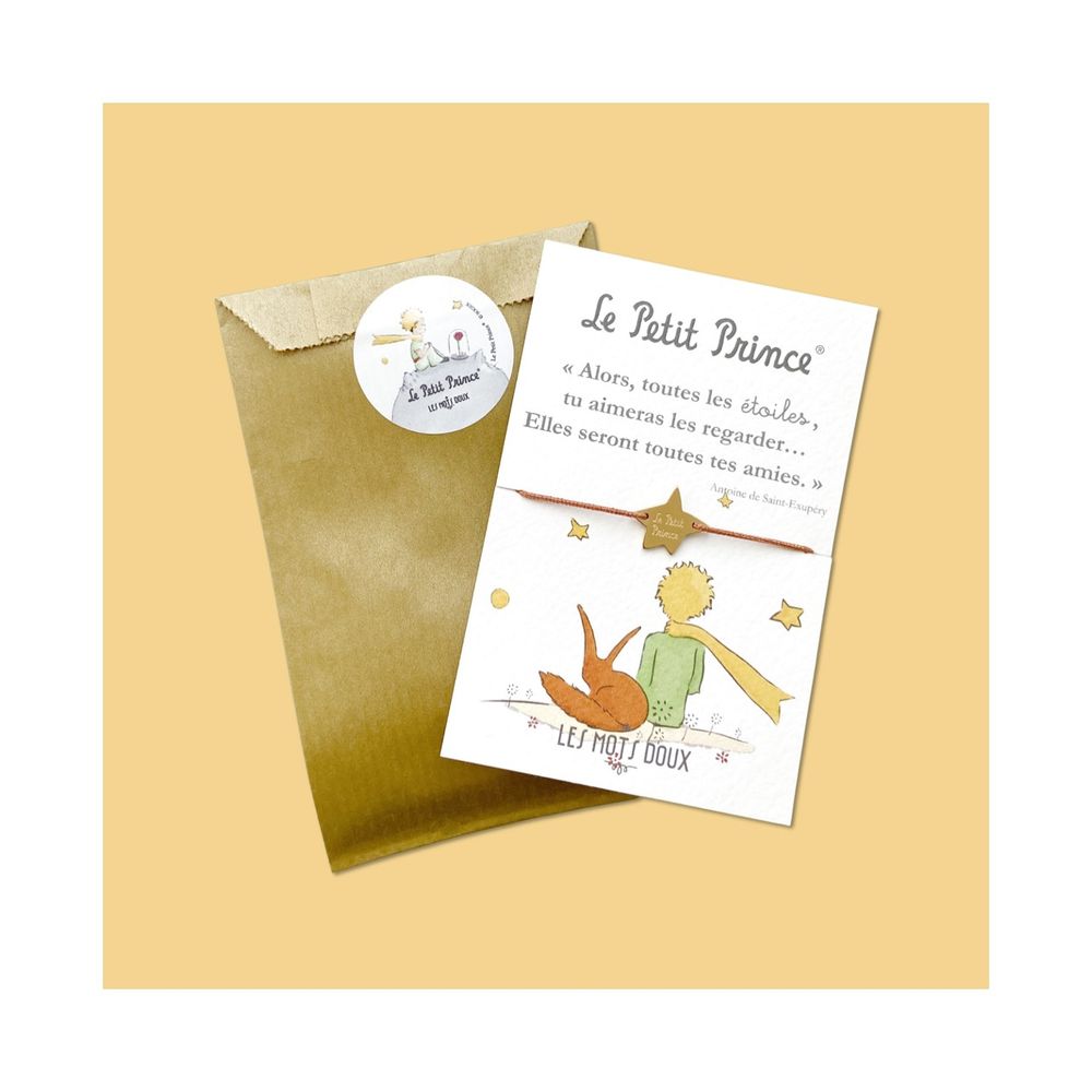 Jewelry - Medal bracelet The Little Prince : star - LES MOTS DOUX
