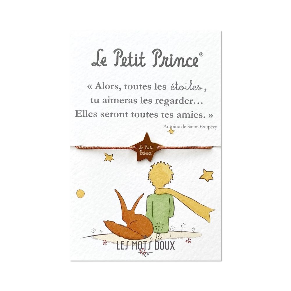 Jewelry - Medal bracelet The Little Prince : star - LES MOTS DOUX