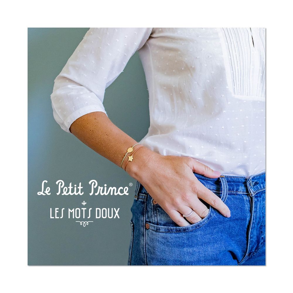 Bijoux - Bracelet médaille : Le Petit Prince - LES MOTS DOUX