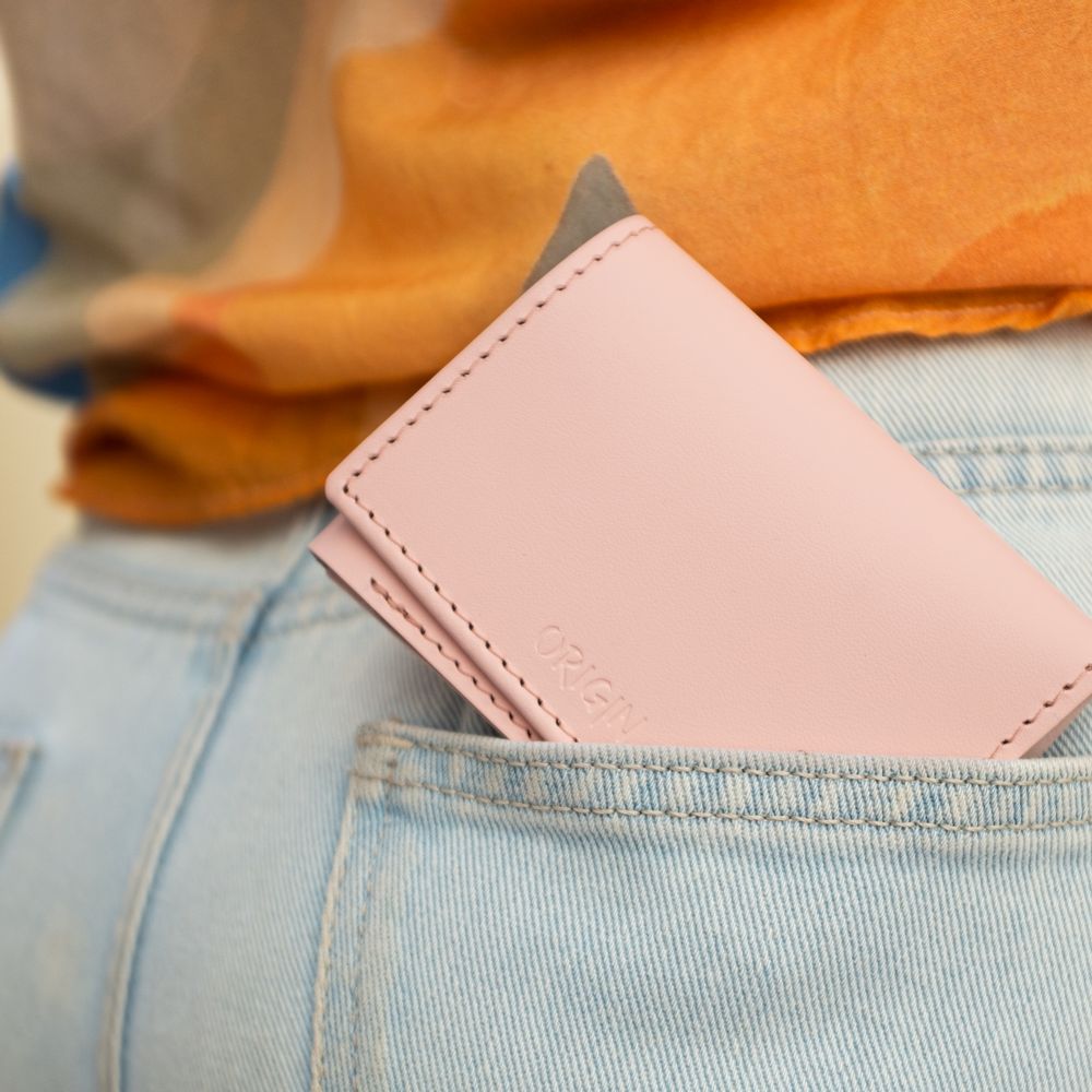 Leather goods - CARD HOLDER 1 FLAP - Recycled Leather - MAISON ORIGIN