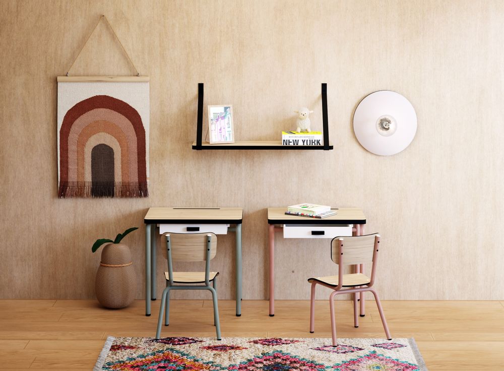 Mobilier et rangements pour bureau - Bureau d'écolier Régine à partir de 3 ans - LES GAMBETTES