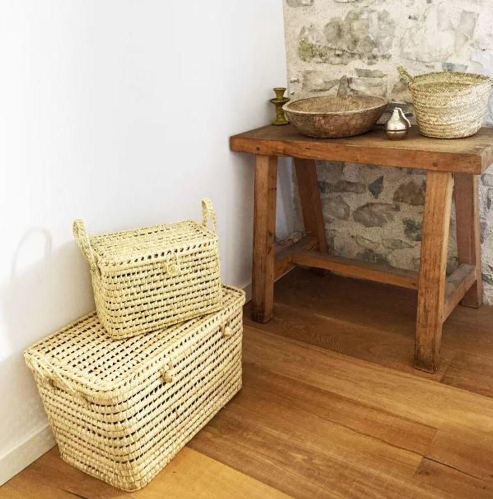 Caskets and boxes - Palm leaf storage box - PILOU - HYDILE