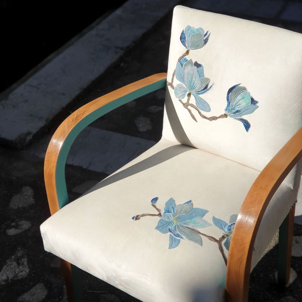 Small armchairs - “Claude” - LUCIE VACHEZ COLLOMB