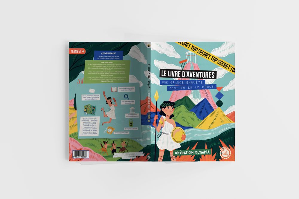 Jeux enfants - Enquête En Cavale (Jeu par courrier et Livre d'Aventures) - EN CAVALE