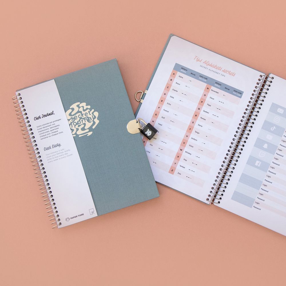Stationery - The Secret Journal  - PAPIER TIGRE