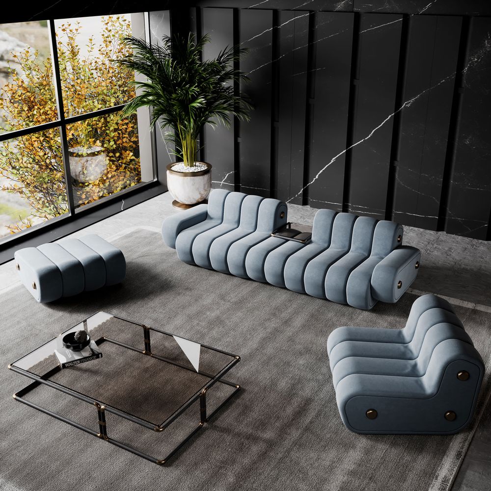 Repose-pieds - Fauteuil Dakota - PORUS STUDIO