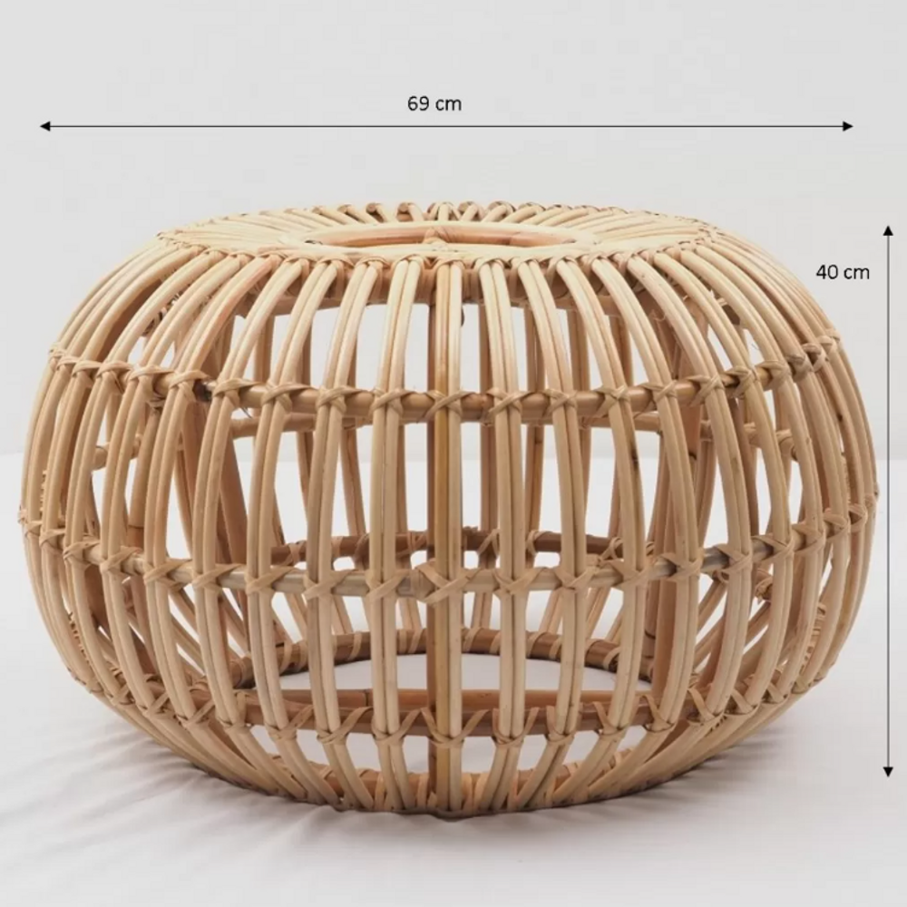 Decorative objects - D70 rattan bean bag - HYDILE