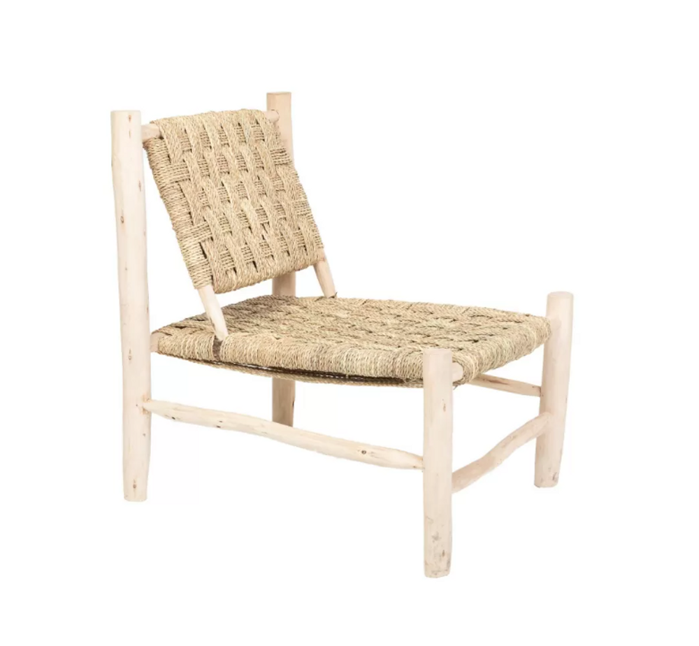 Fauteuils - Fauteuil tressé en corde et bois - LODJO - HYDILE