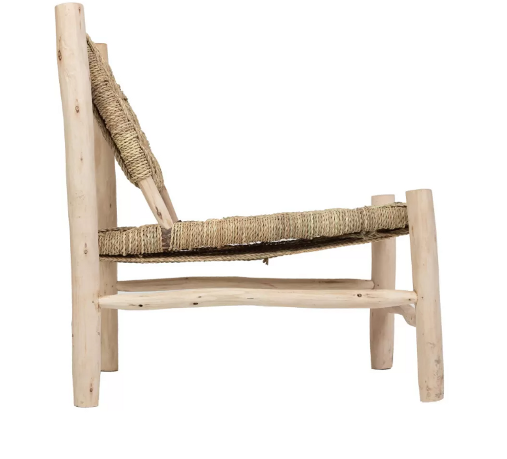 Fauteuils - Fauteuil tressé en corde et bois - LODJO - HYDILE