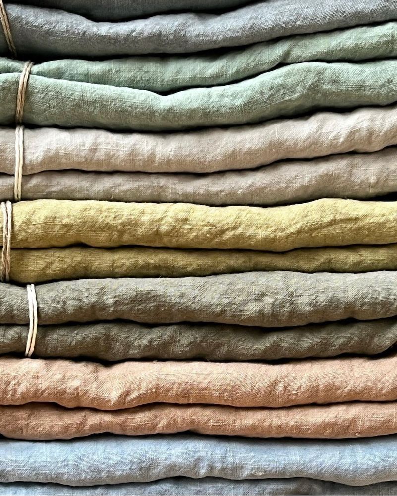 Linge de lit - linge de maison en lin lavé fabrication 100% Française - LA DRAPERIE FRANCAISE