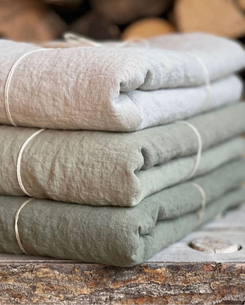 Linge de lit - linge de maison en lin lavé fabrication 100% Française - LA DRAPERIE FRANCAISE
