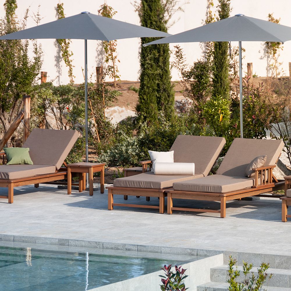 Deck chairs - RIVIERA Sun lounger - AZUR CONFORT