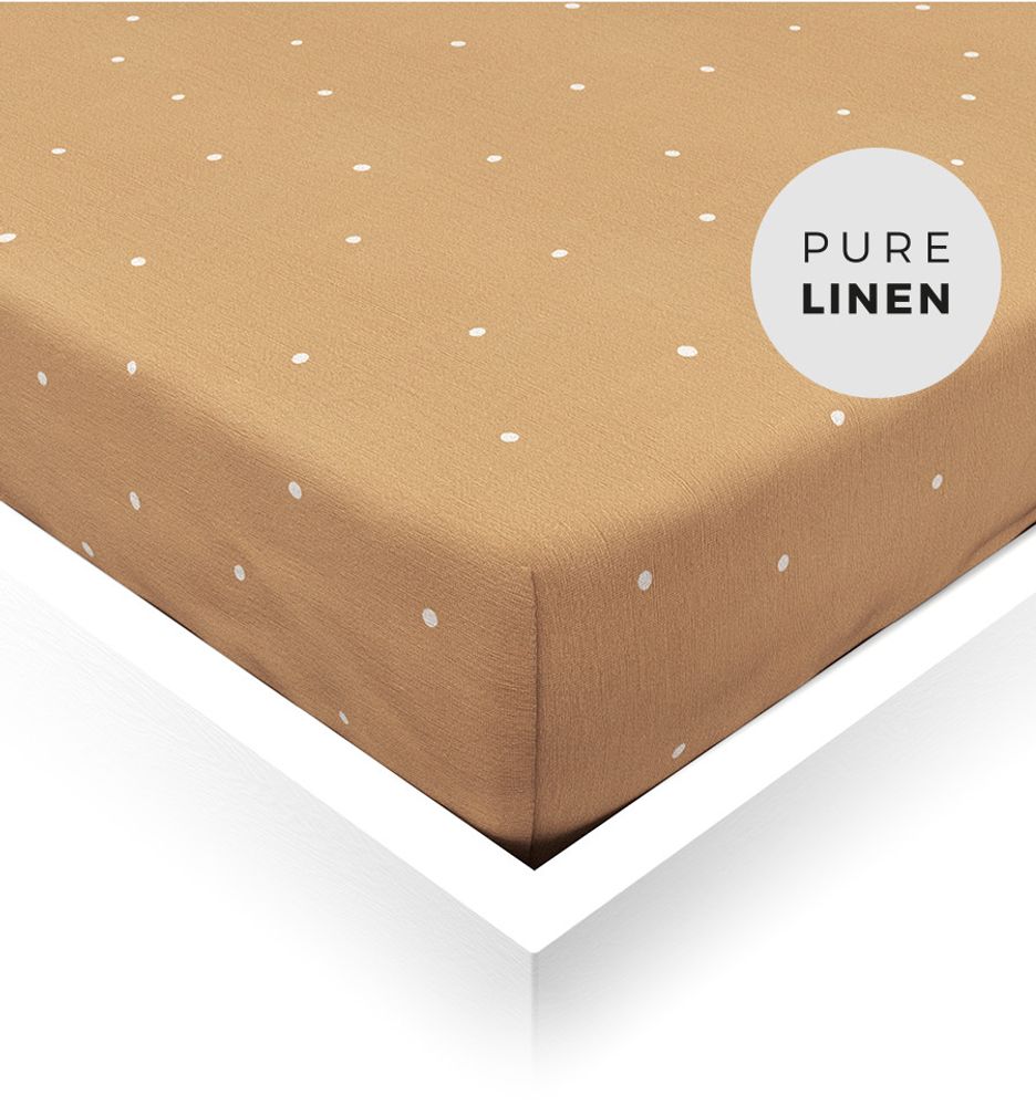 Linge de lit - Drap housse en lin - OOH NOO