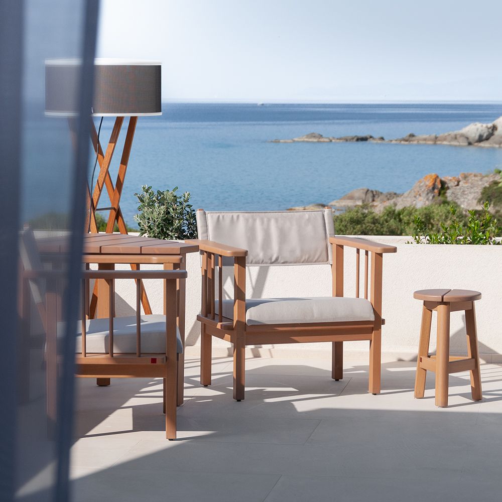 Lawn armchairs - FL103" Robinia Lounge Armchair - AZUR CONFORT