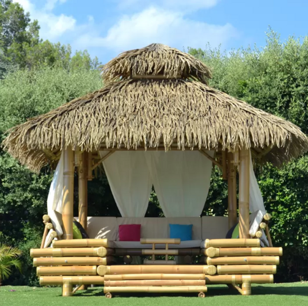 Gazébos, belvédères et pavillons de jardin - Gazebo bambou - L'HYDILE - HYDILE