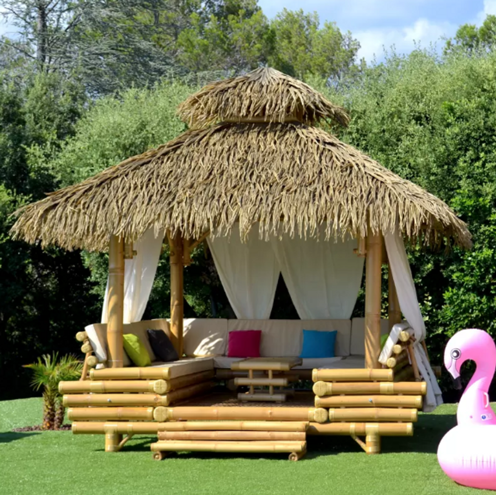 Gazébos, belvédères et pavillons de jardin - Gazebo bambou - L'HYDILE - HYDILE